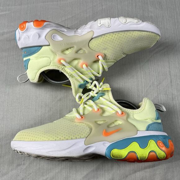 Nike React Presto Psychedelic Lava Men's Size 9.5 Running Shoes AV2605-700 - Picture 1 of 7